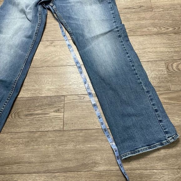 Guess Jeans Mens 36x30 Desmond Relaxed Tapered Distressed Hole - Picture 12 of 12